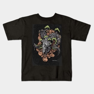 Life after death - goat skull Kids T-Shirt